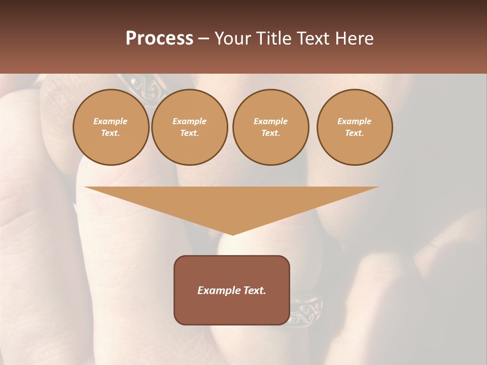 Interracial Finger International PowerPoint Template