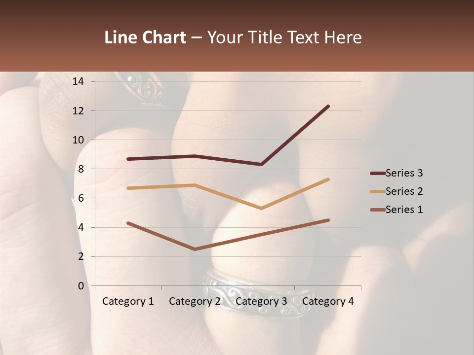 Interracial Finger International PowerPoint Template