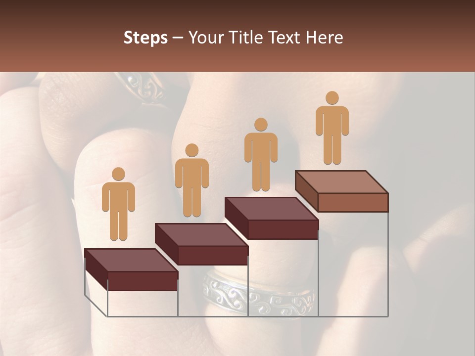 Interracial Finger International PowerPoint Template