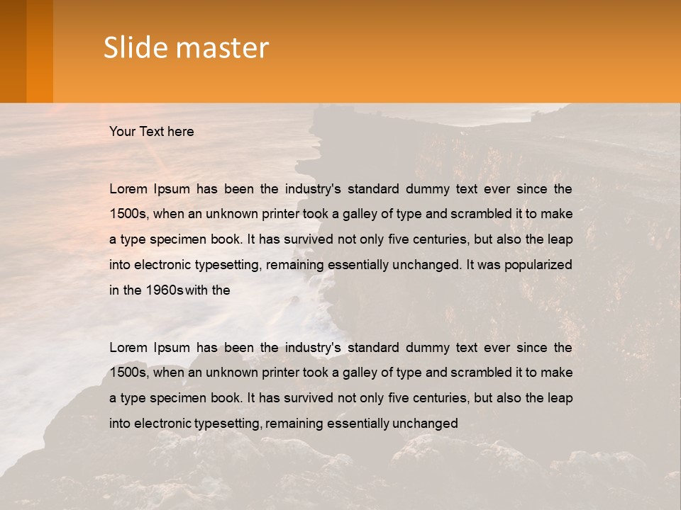 Sun Bright Danger PowerPoint Template