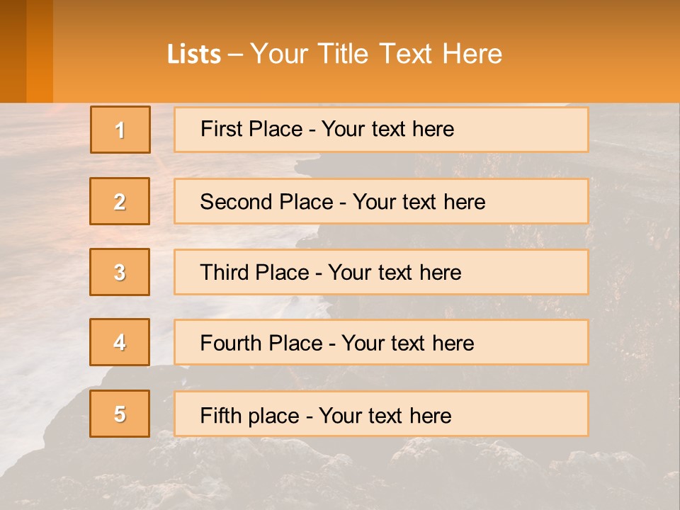 Sun Bright Danger PowerPoint Template