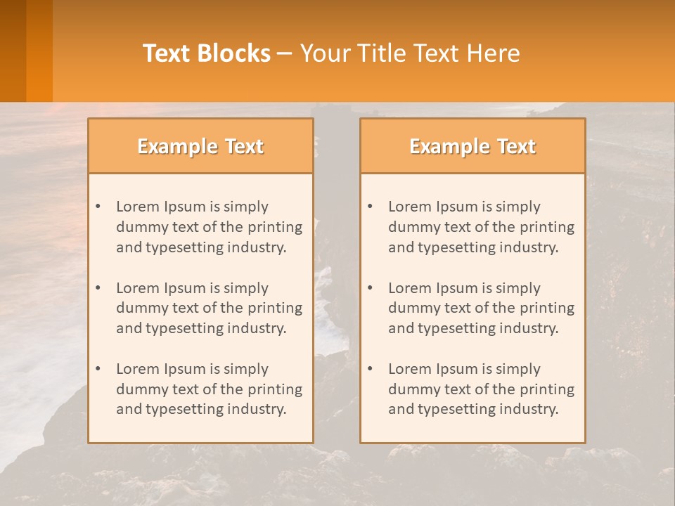 Sun Bright Danger PowerPoint Template