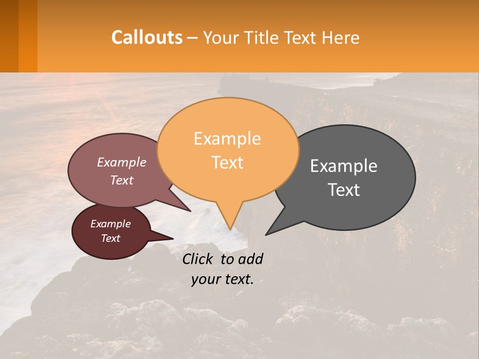 Sun Bright Danger PowerPoint Template