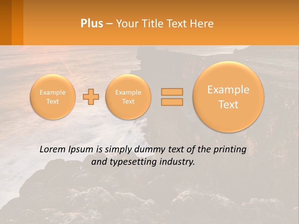 Sun Bright Danger PowerPoint Template