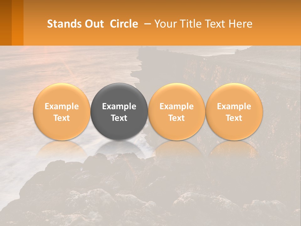 Sun Bright Danger PowerPoint Template