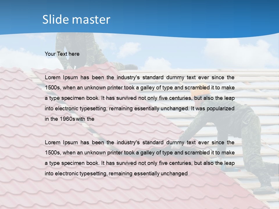 Plywood Laborer Industry PowerPoint Template