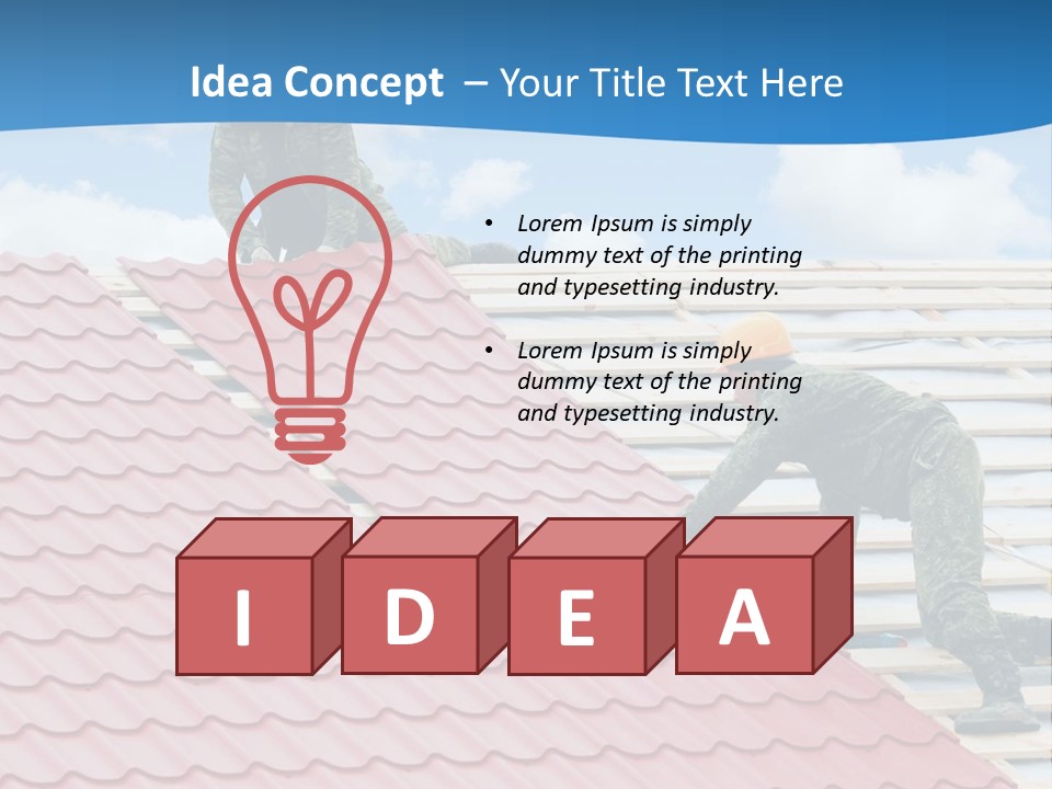 Plywood Laborer Industry PowerPoint Template