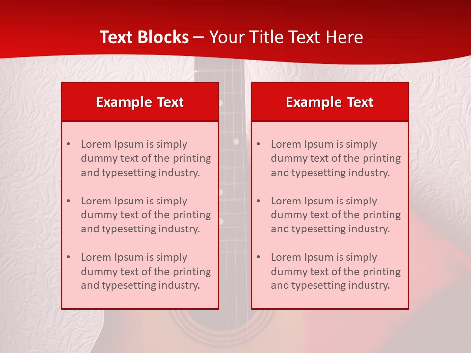 White Studio Performance PowerPoint Template