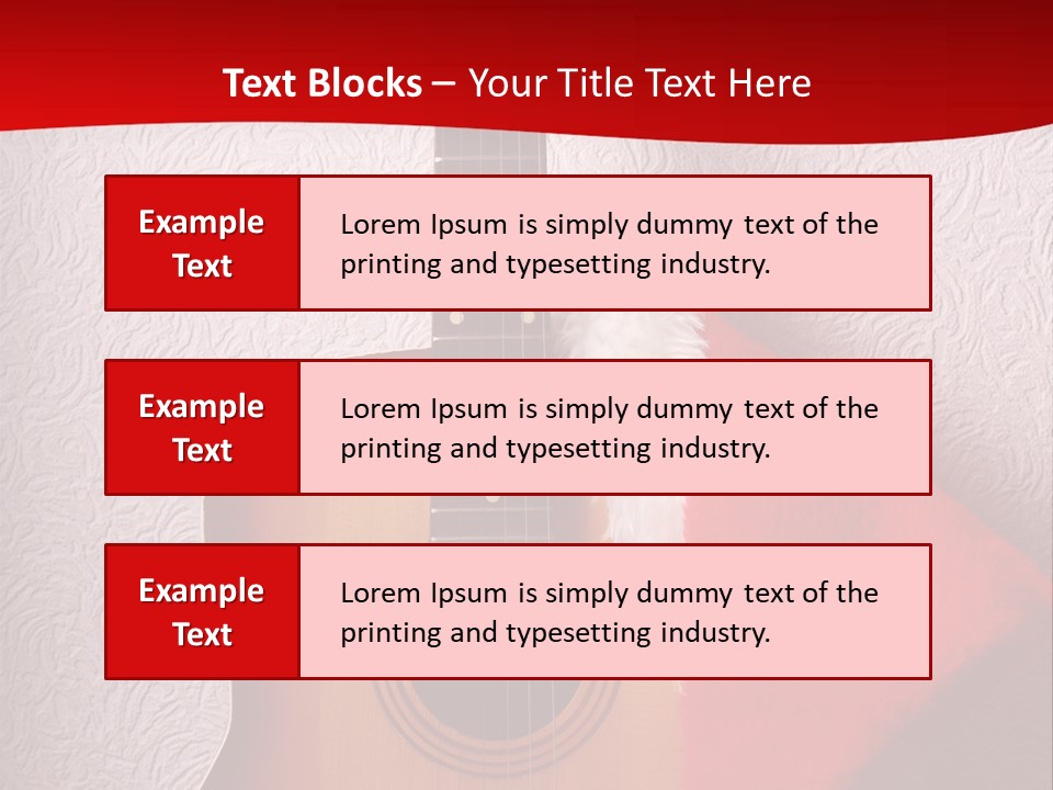 White Studio Performance PowerPoint Template