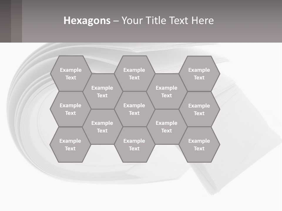 Background Cut Out Stationery PowerPoint Template