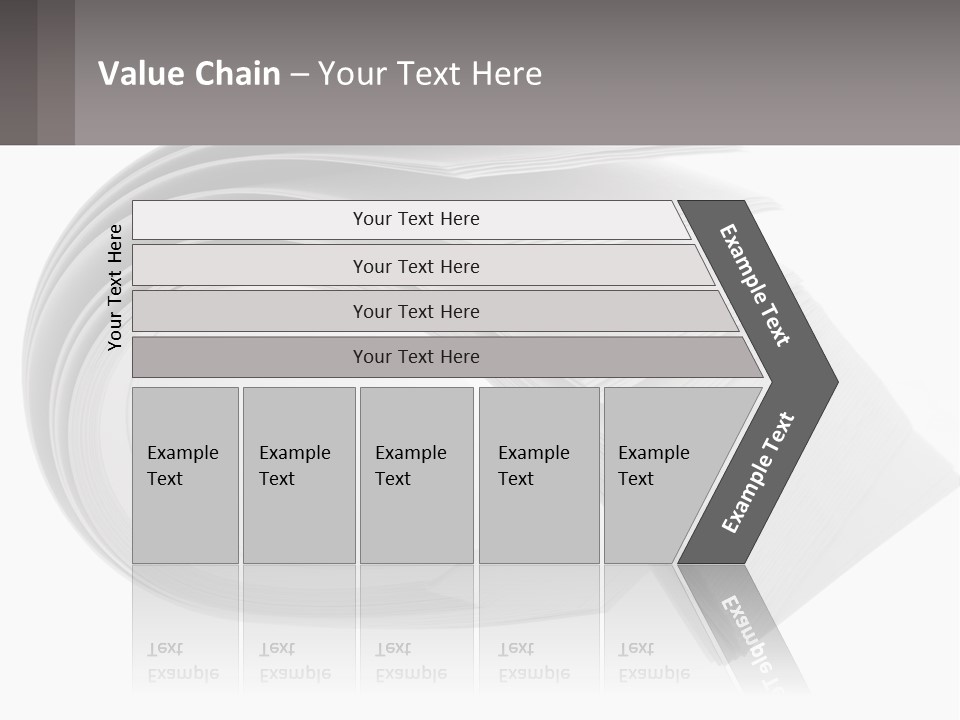Background Cut Out Stationery PowerPoint Template