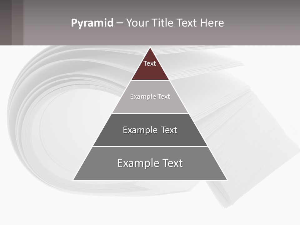 Background Cut Out Stationery PowerPoint Template