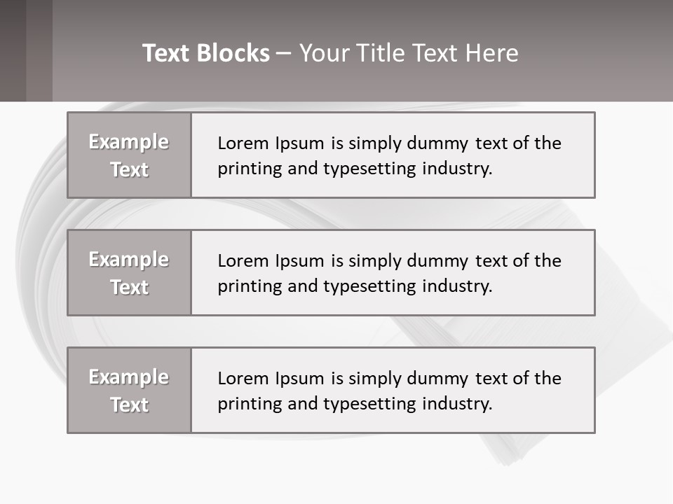 Background Cut Out Stationery PowerPoint Template