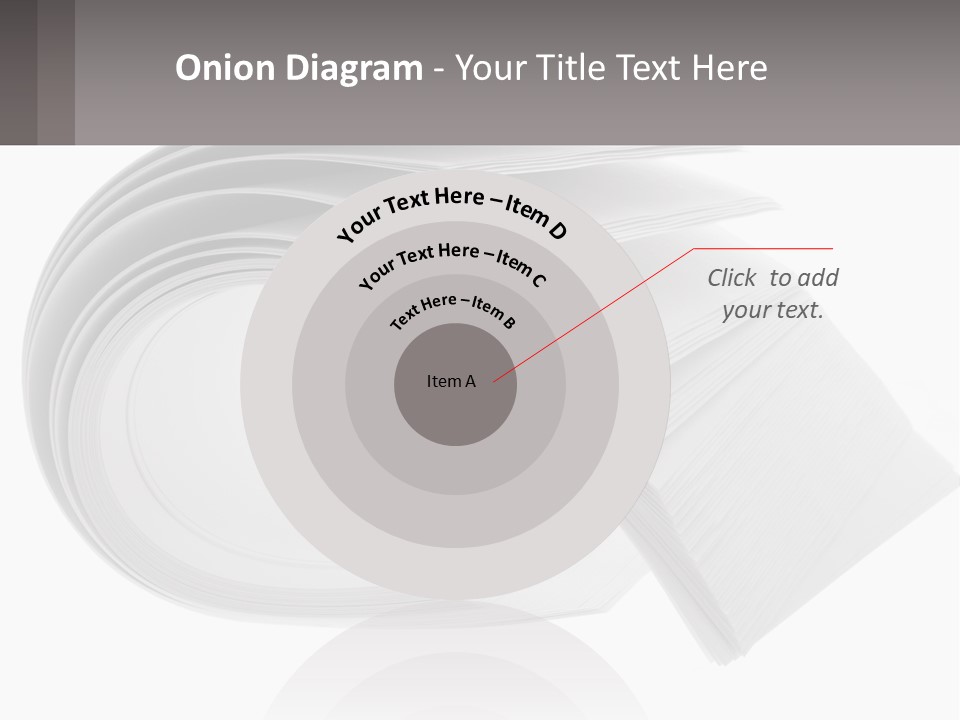 Background Cut Out Stationery PowerPoint Template
