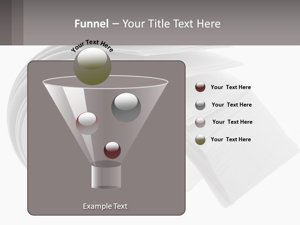 Background Cut Out Stationery PowerPoint Template