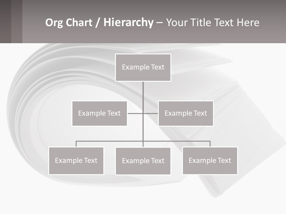 Background Cut Out Stationery PowerPoint Template
