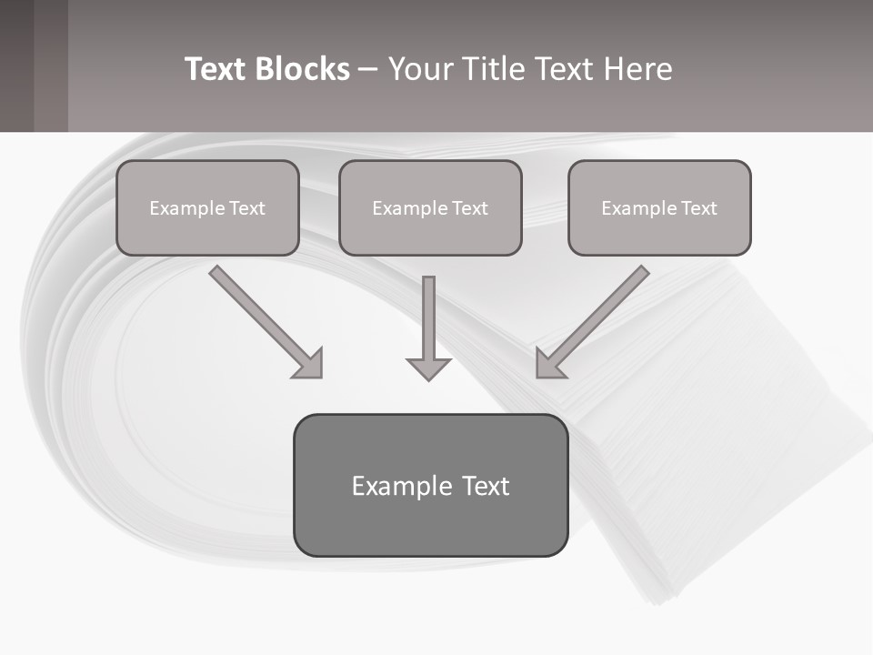 Background Cut Out Stationery PowerPoint Template