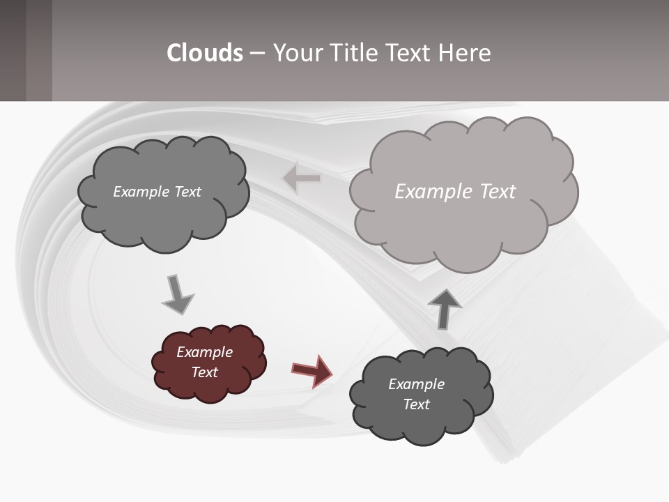 Background Cut Out Stationery PowerPoint Template