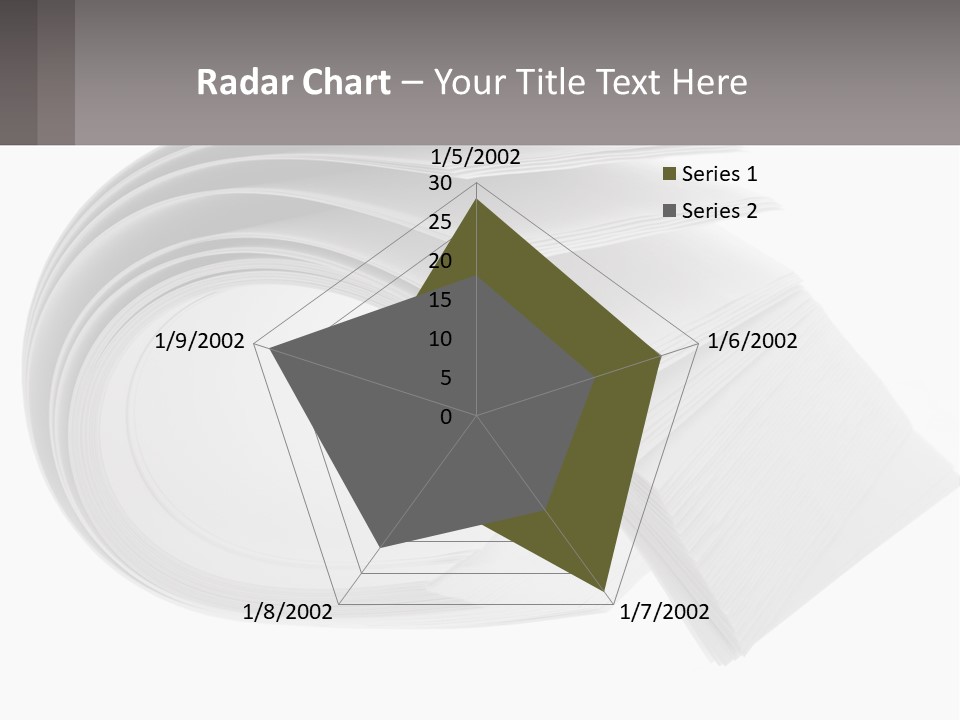 Background Cut Out Stationery PowerPoint Template