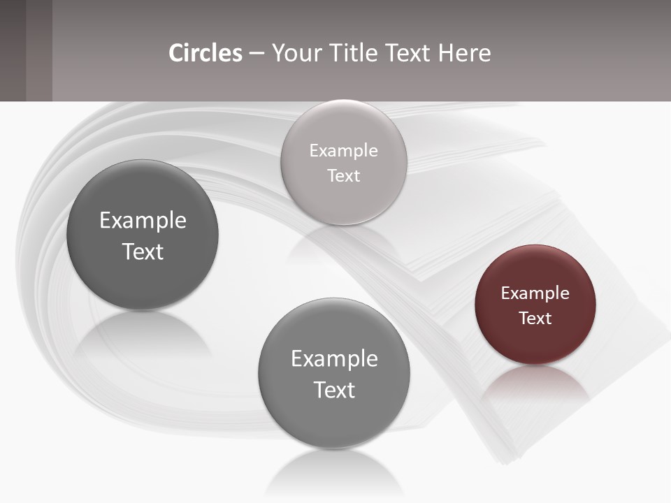 Background Cut Out Stationery PowerPoint Template