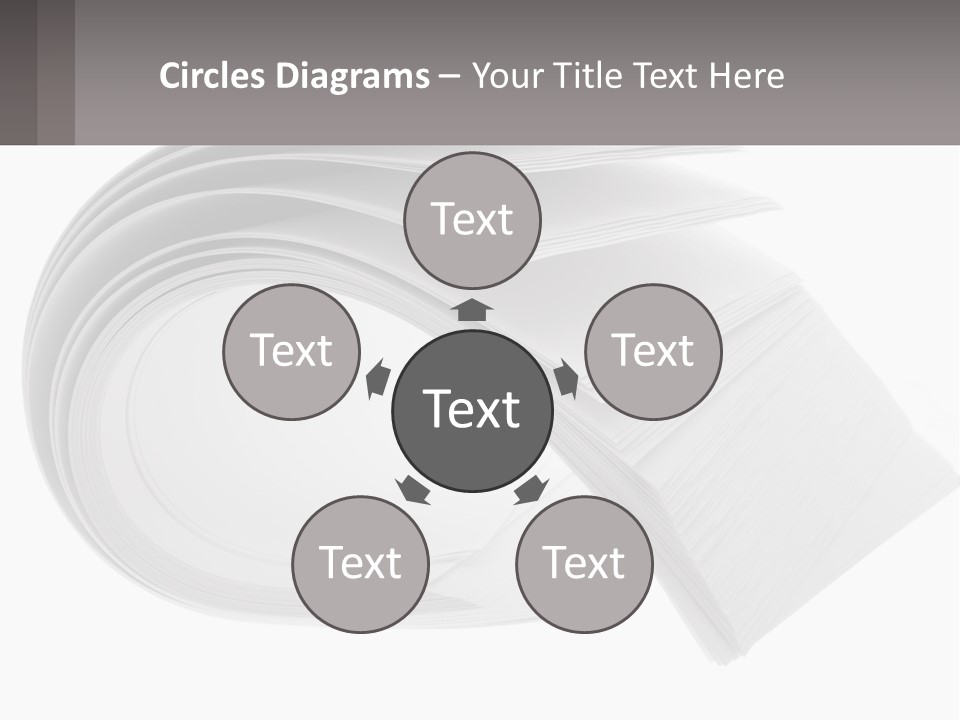 Background Cut Out Stationery PowerPoint Template