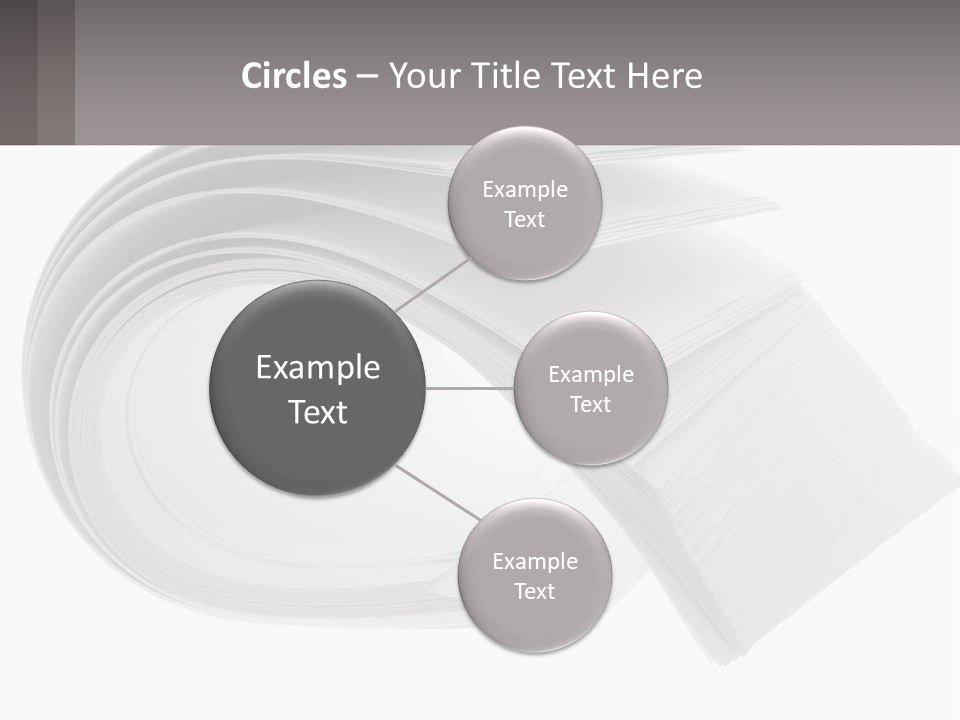 Background Cut Out Stationery PowerPoint Template