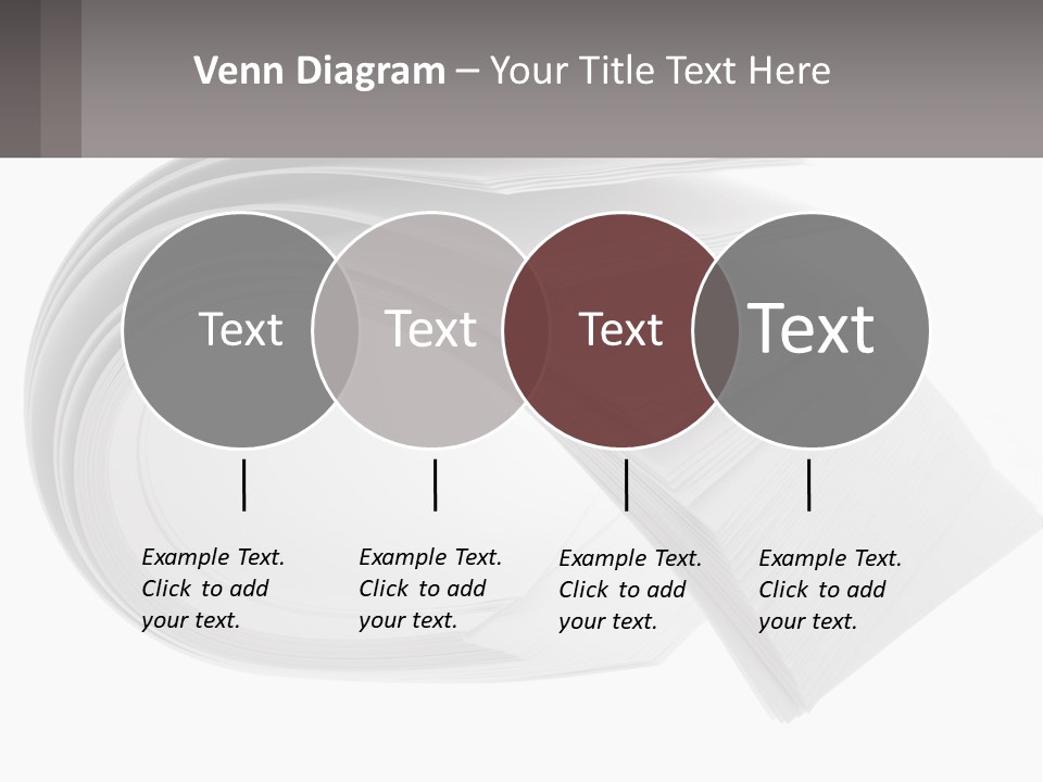 Background Cut Out Stationery PowerPoint Template