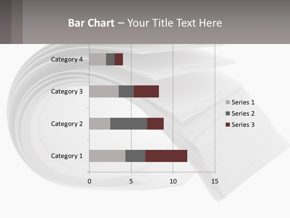 Background Cut Out Stationery PowerPoint Template
