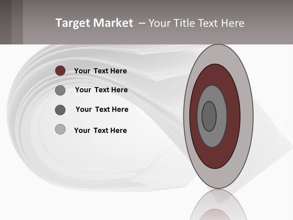 Background Cut Out Stationery PowerPoint Template