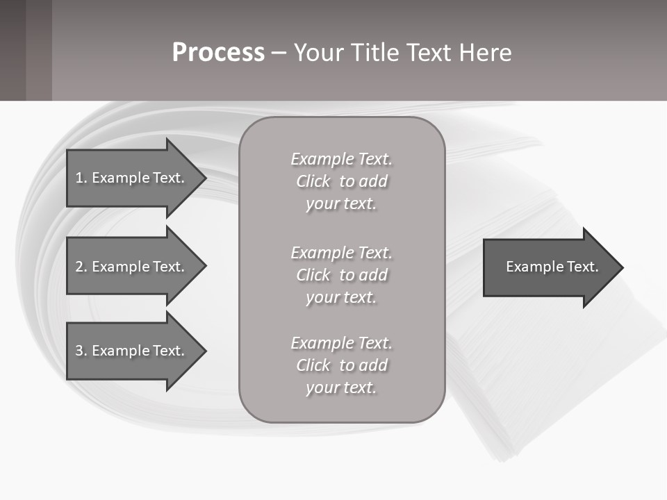 Background Cut Out Stationery PowerPoint Template