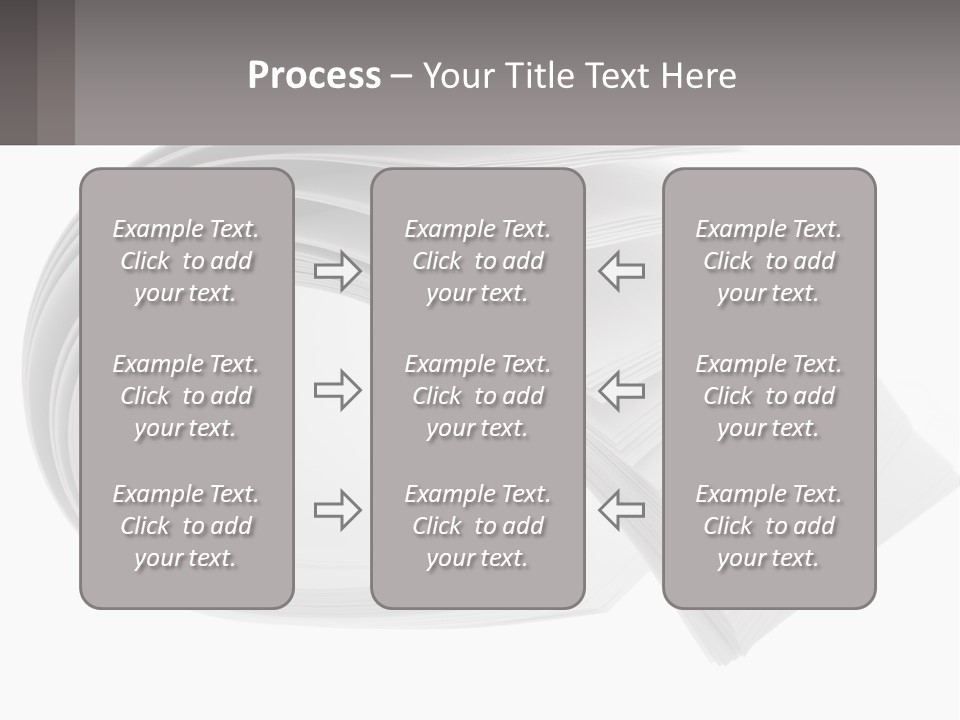 Background Cut Out Stationery PowerPoint Template