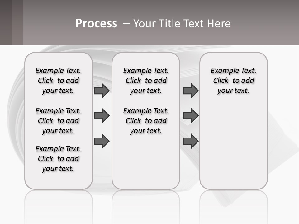 Background Cut Out Stationery PowerPoint Template