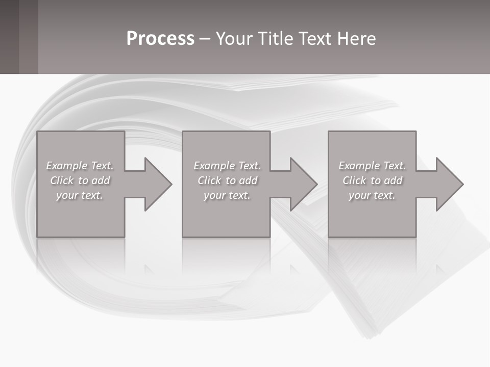 Background Cut Out Stationery PowerPoint Template