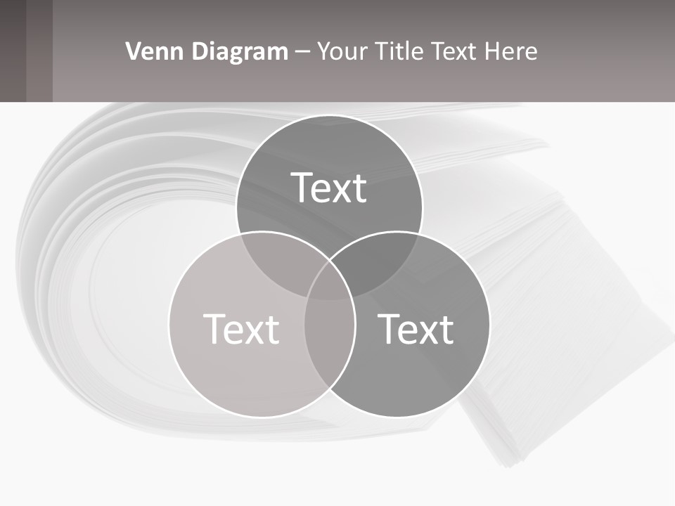 Background Cut Out Stationery PowerPoint Template