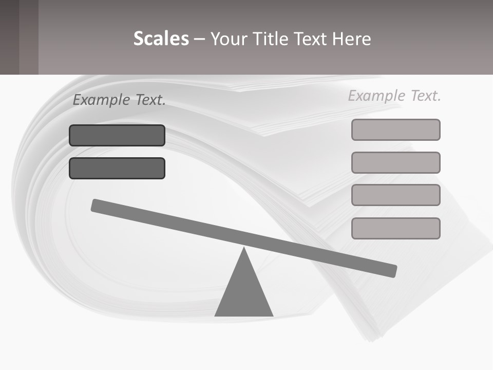 Background Cut Out Stationery PowerPoint Template