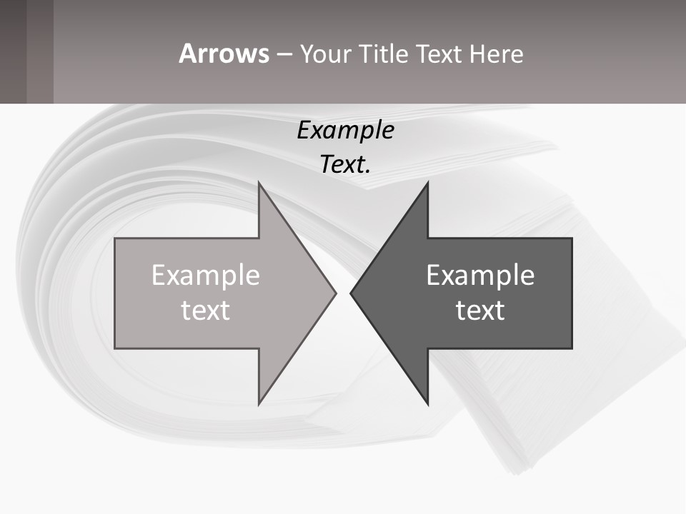 Background Cut Out Stationery PowerPoint Template