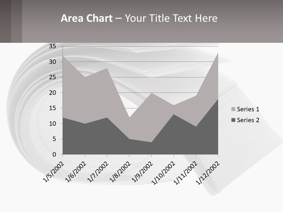 Background Cut Out Stationery PowerPoint Template