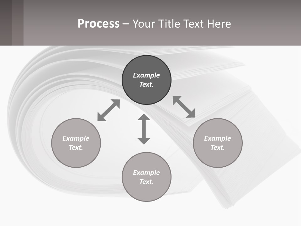 Background Cut Out Stationery PowerPoint Template
