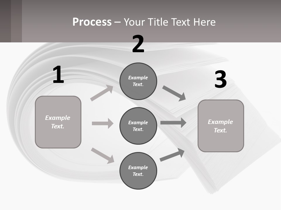 Background Cut Out Stationery PowerPoint Template