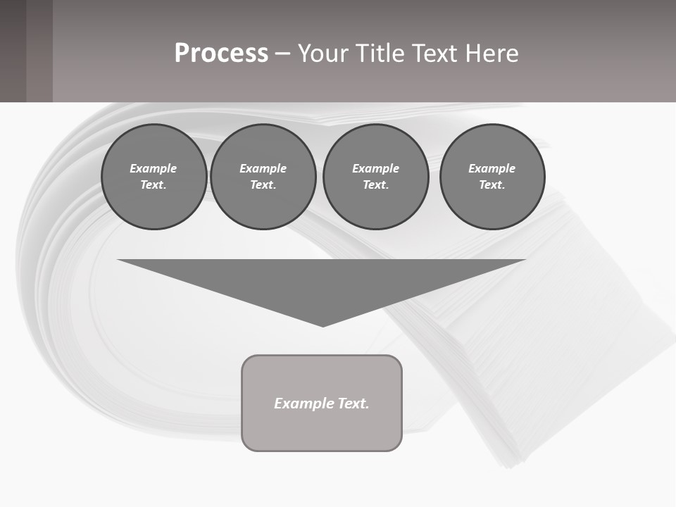 Background Cut Out Stationery PowerPoint Template