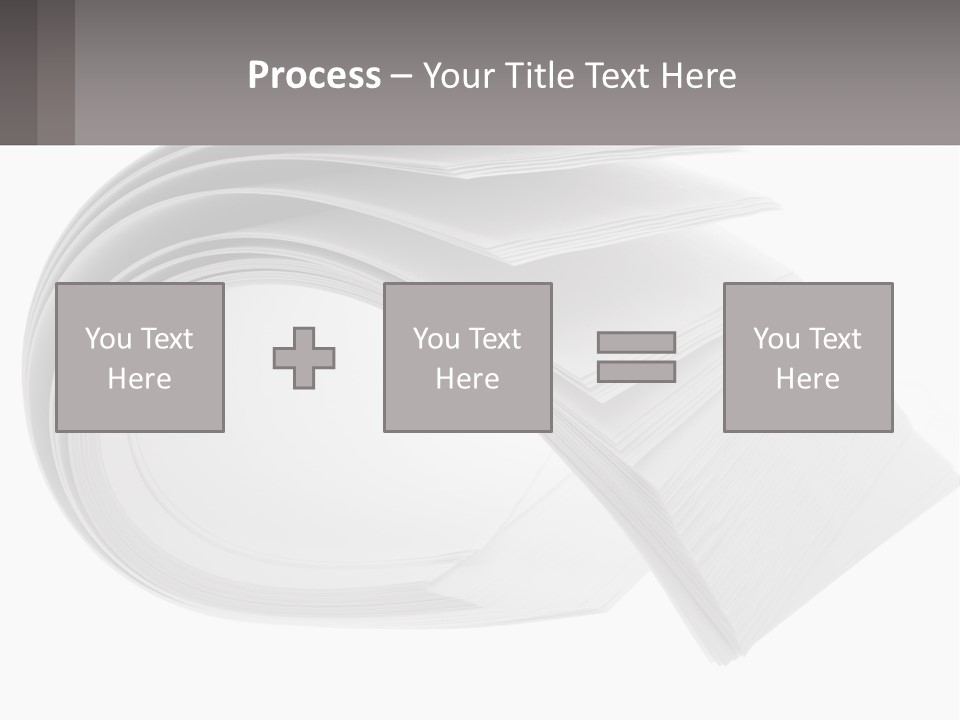 Background Cut Out Stationery PowerPoint Template