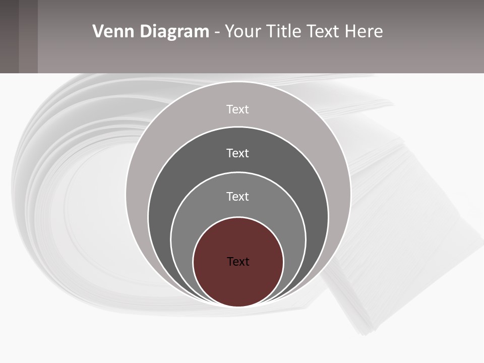 Background Cut Out Stationery PowerPoint Template