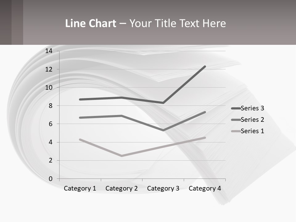 Background Cut Out Stationery PowerPoint Template