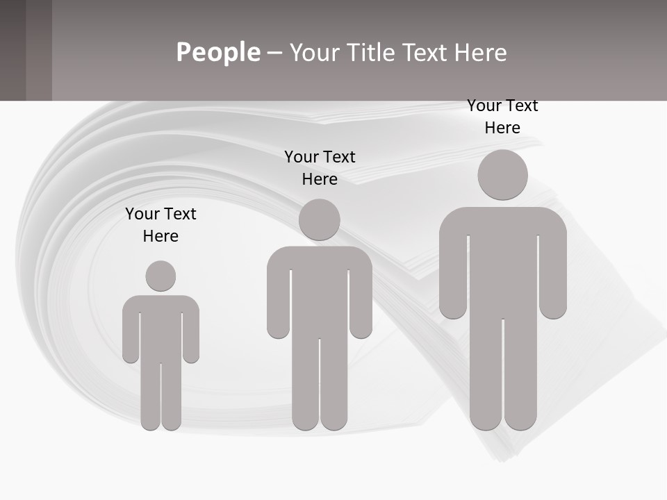 Background Cut Out Stationery PowerPoint Template