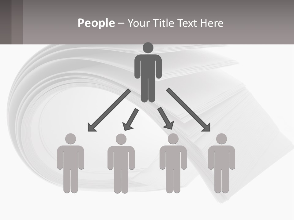 Background Cut Out Stationery PowerPoint Template