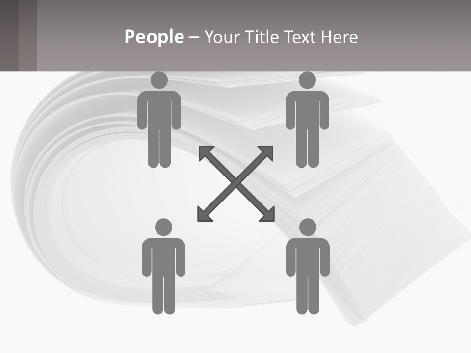 Background Cut Out Stationery PowerPoint Template