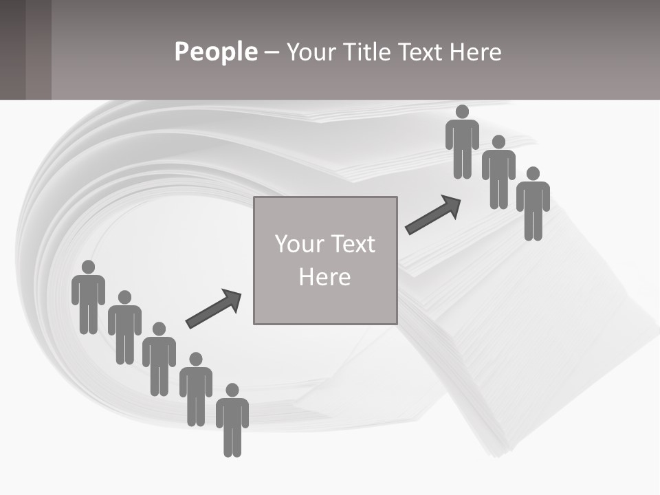 Background Cut Out Stationery PowerPoint Template