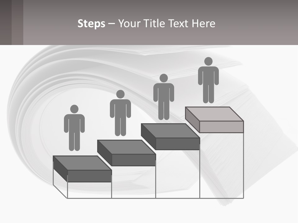 Background Cut Out Stationery PowerPoint Template