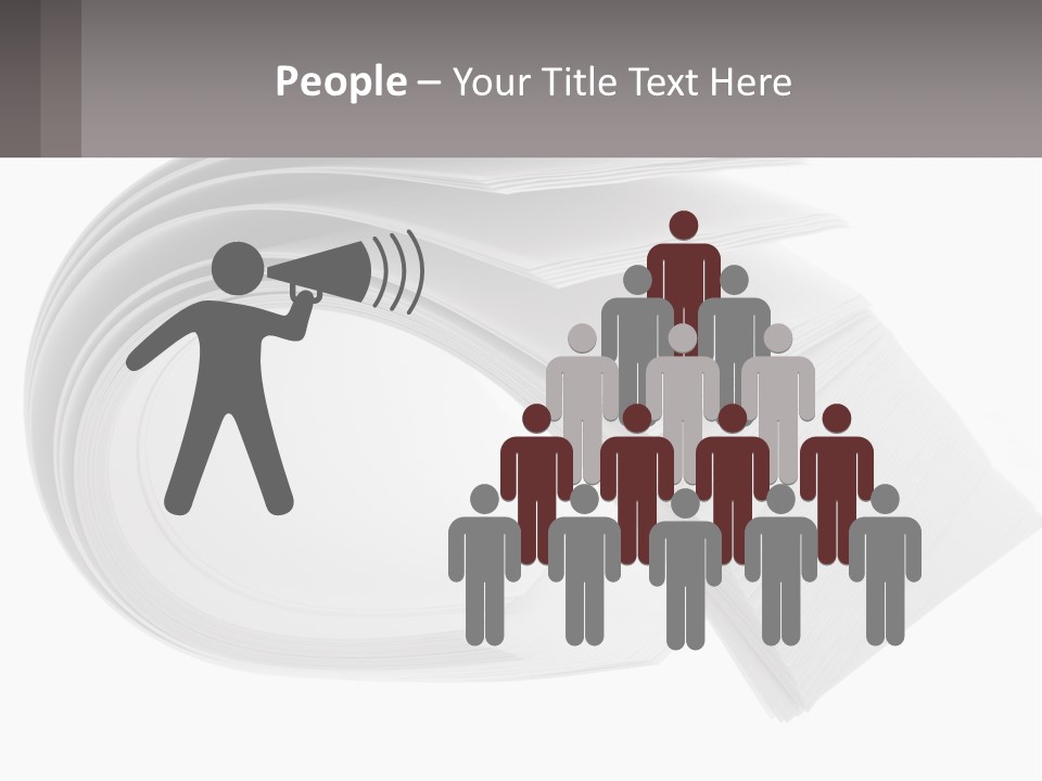 Background Cut Out Stationery PowerPoint Template