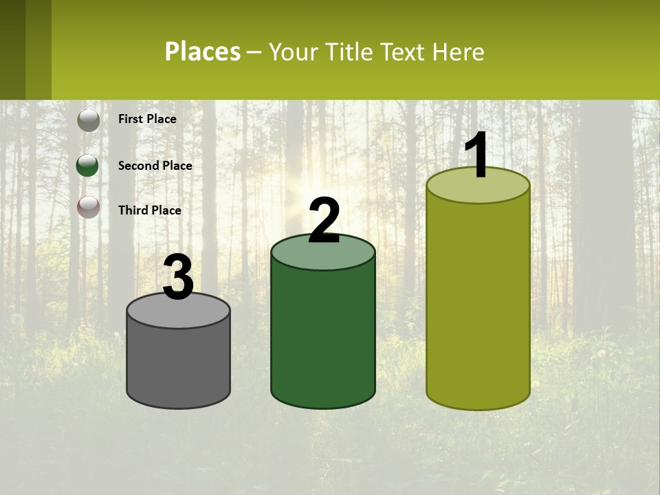 Plant Trees Light PowerPoint Template